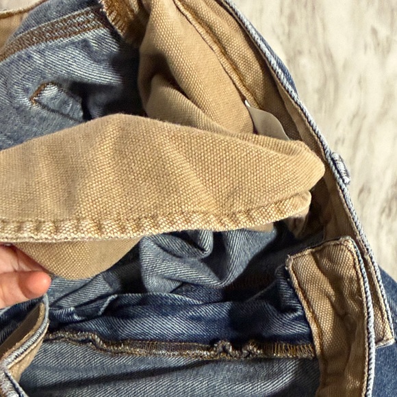 Duluth Trading Co Men’s Blue Denim Jeans 36x32 Relaxed Fit Workwear - Picture 10 of 16